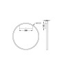 Настенный светильник (бра) MAYTONI RIM MOD058WL-L35BS3K